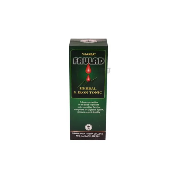 AMU Dawakhana Sharbat Faulad Herbal & Iron Tonic