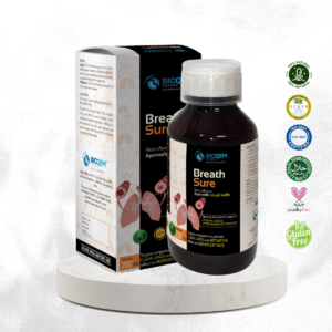 Bioqem Pharma Breath Sure – Ayurvedic cough kadha(200ML)
