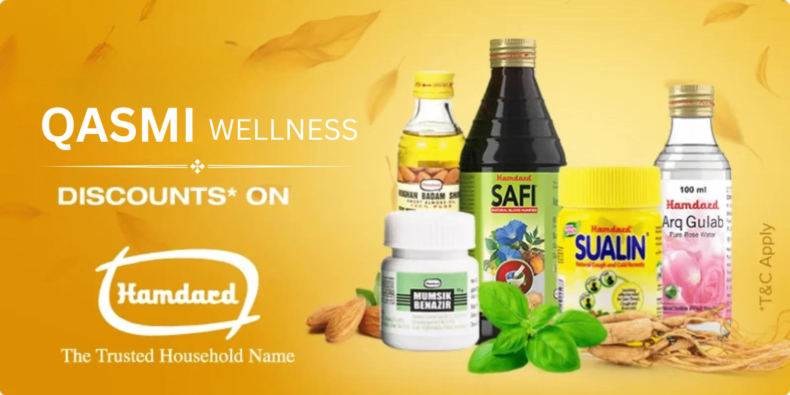 Qasmi wellness wholesale and retailer of Hamdard product Banner Bangalore