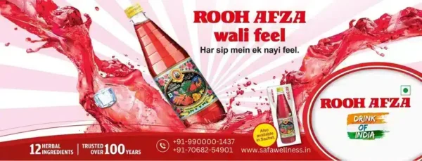 Hamdard Rooh Afza Sharbat Syrup - Image 4