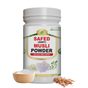 Cura Mahaveer Ayurveda Safed Musli Powder (100 grams) for Stamina and Energy